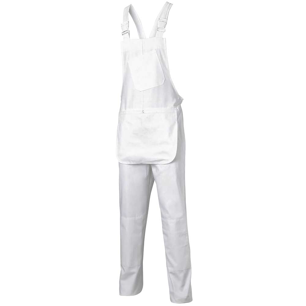 Dickies Mens Painters Bib and Brace White Medium
