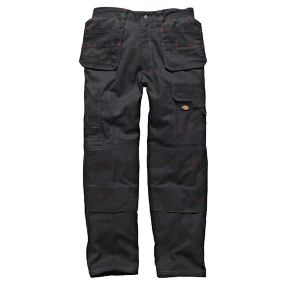 Dickies Mens Redhawk Pro Work Trousers Black 48 Waist 32 Leg