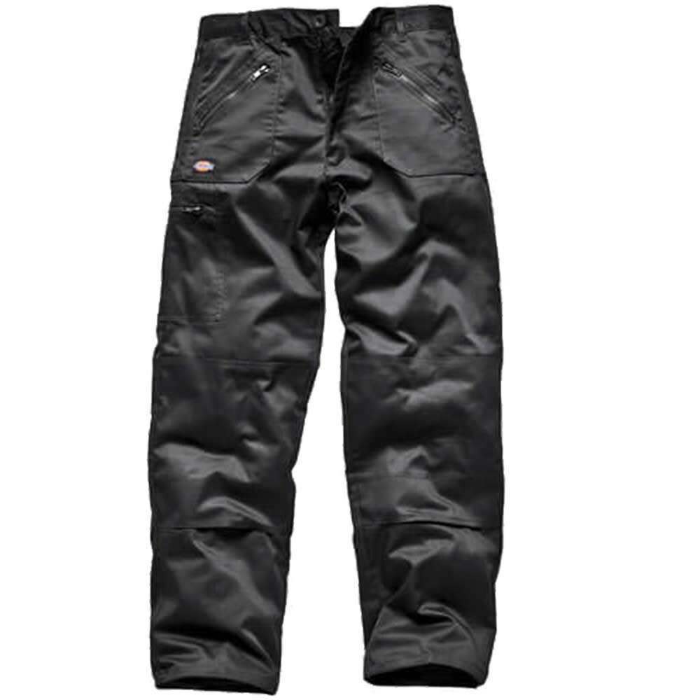 Dickies Mens Redhawk Action Work Trousers Black 30 Waist and 30 Leg