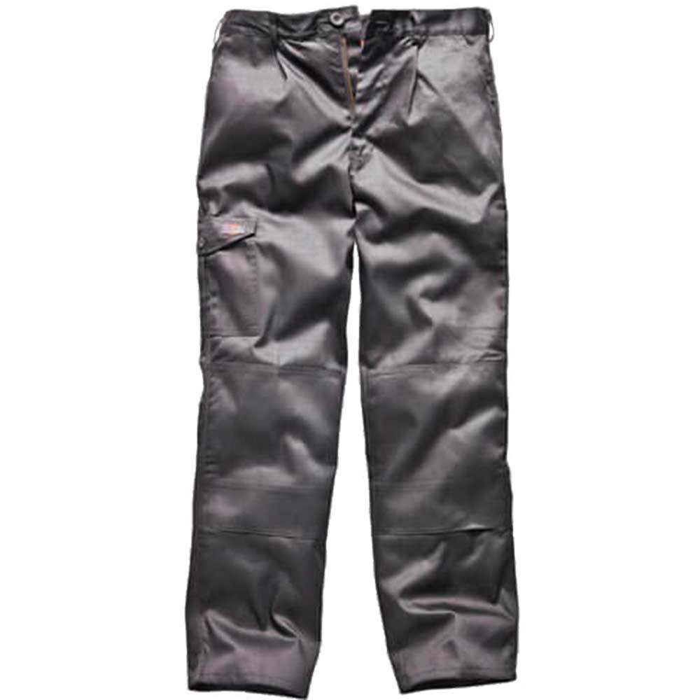 Dickies Mens Redhawk Super Work Trousers Grey 28 Waist 32 Leg
