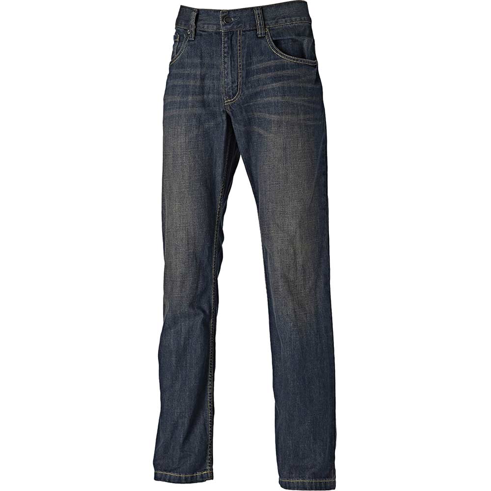 Dickies Mens Boston Denim Work Jeans Blue Waist 32 Leg 30