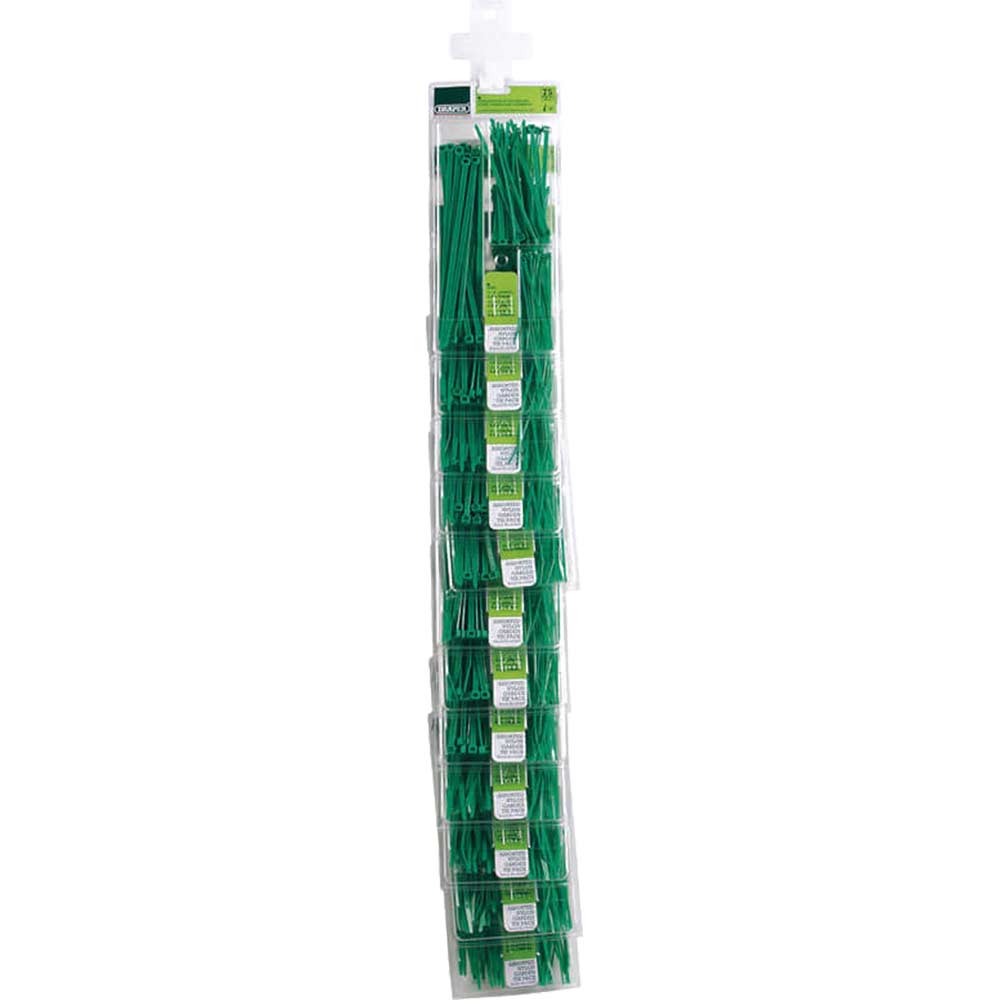 Draper 75 Piece Nylon Assorted Garden Tie Pack