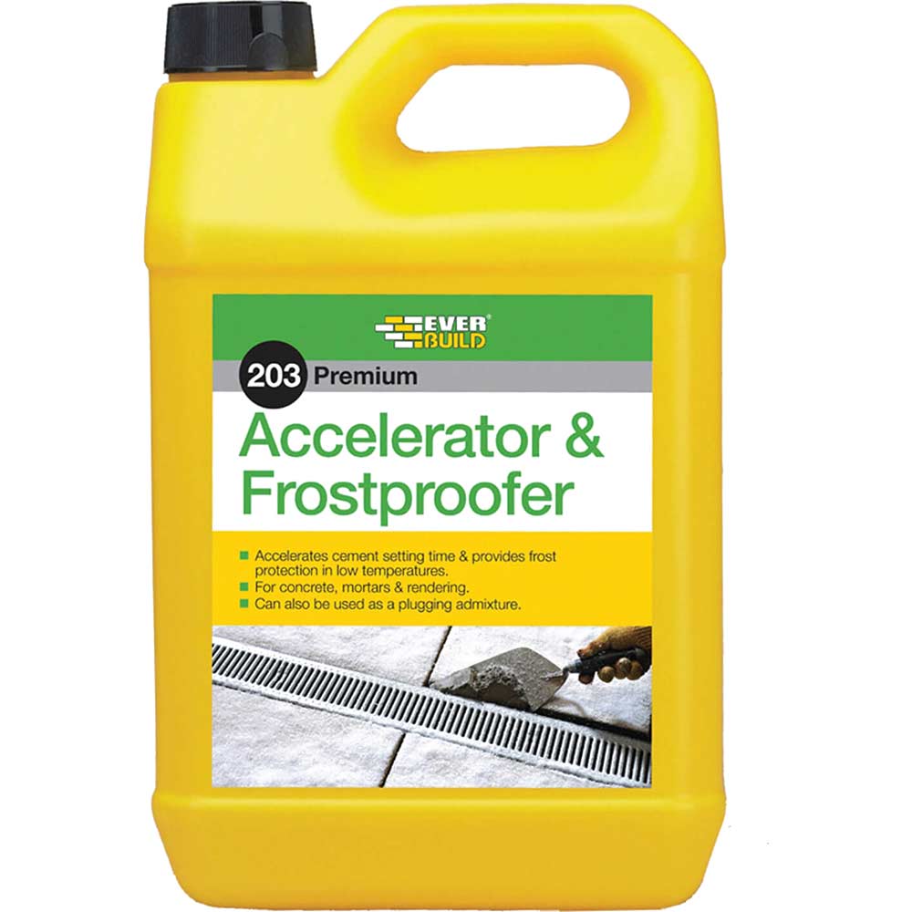 Everbuild Accelerator and Frostproofer 5 Litre