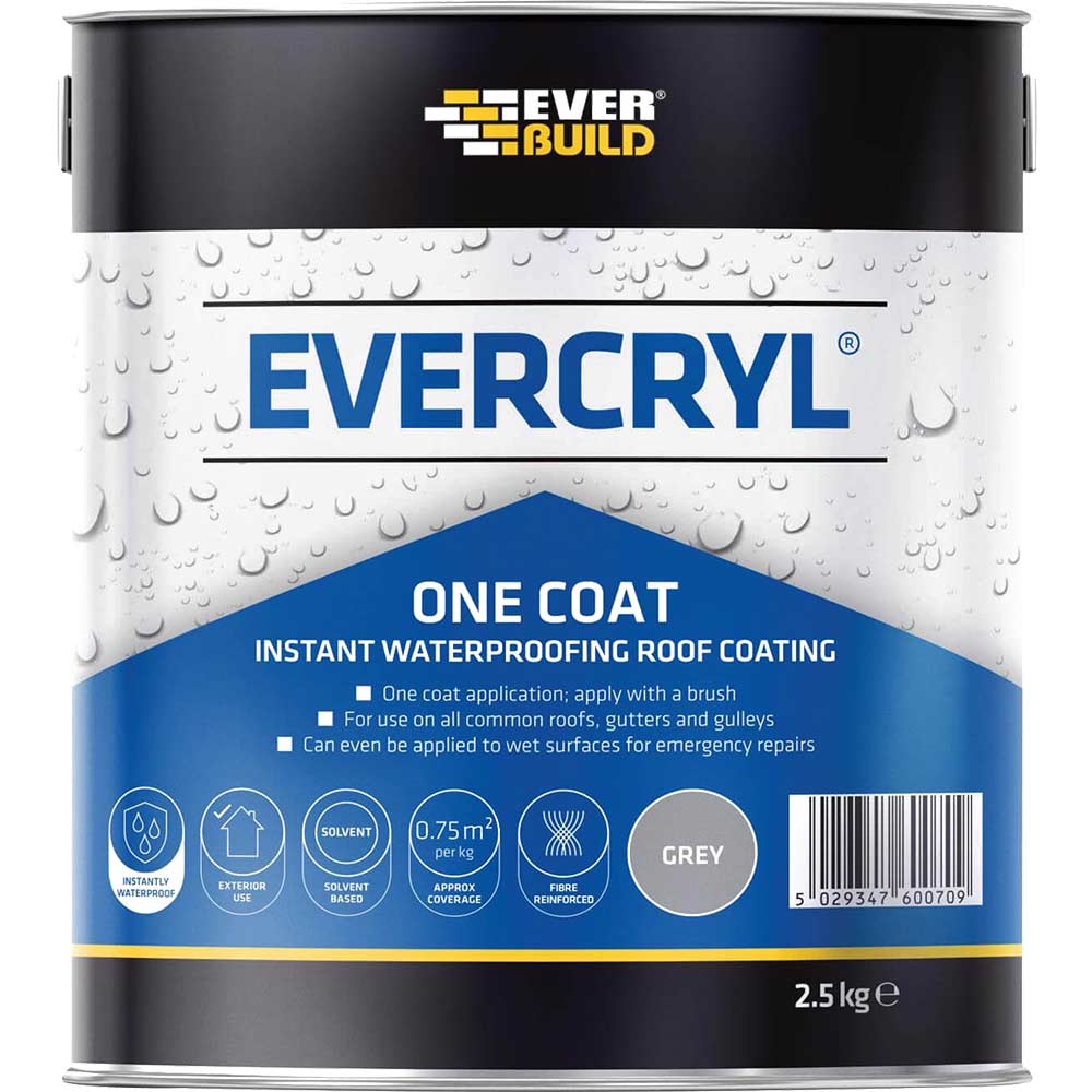 Everbuild Evercryl One Coat Grey 25kg