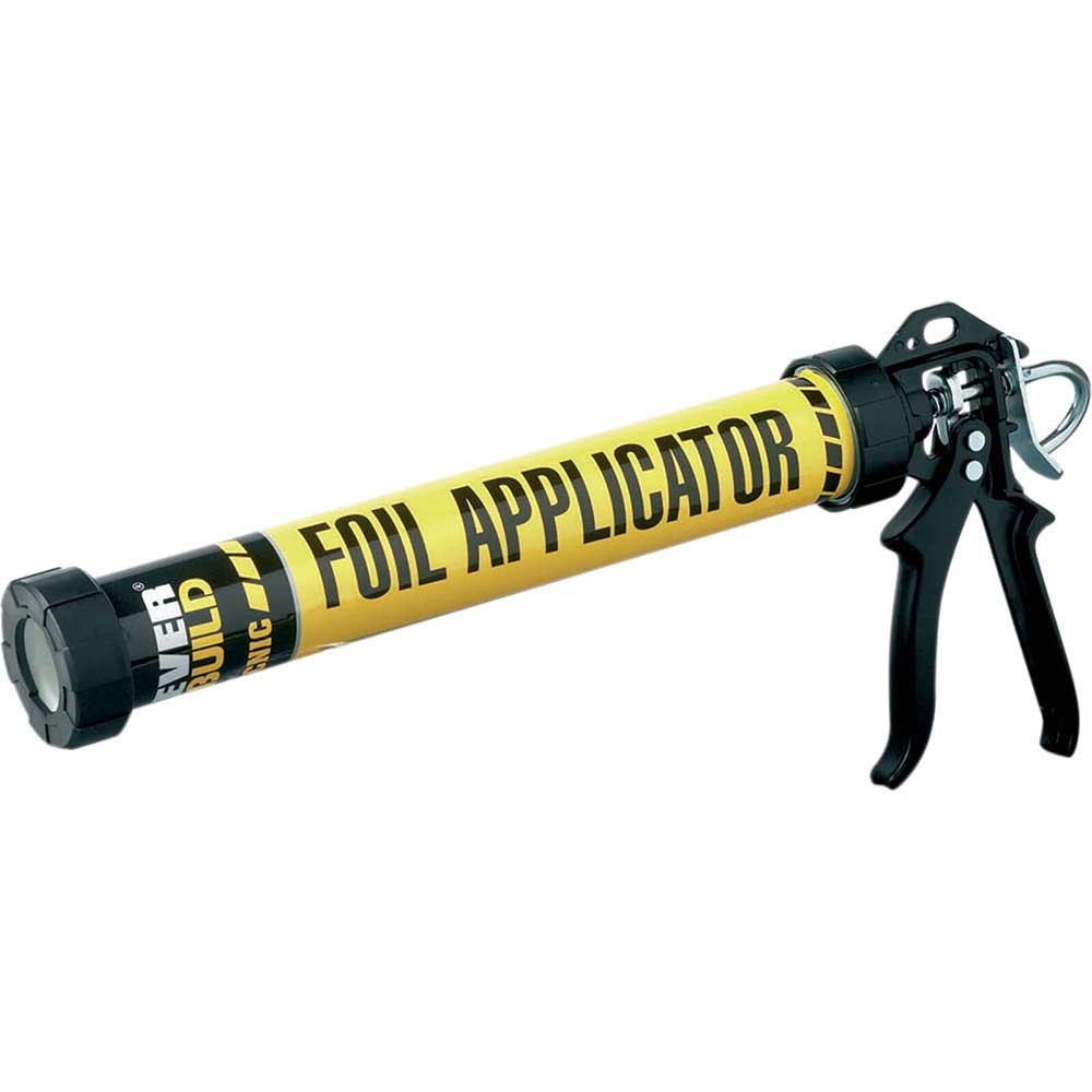 Everbuild Foil Caulking Mastic and Sealant Gun for 600ml Foil Packs