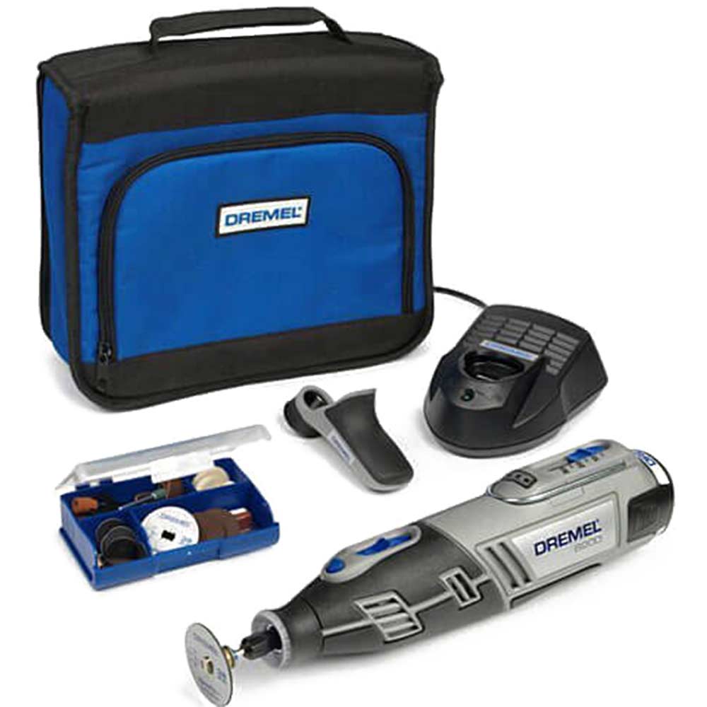 Dremel 8200 108v Cordless Multi Tool with 35 Accessories and 1 Attachment