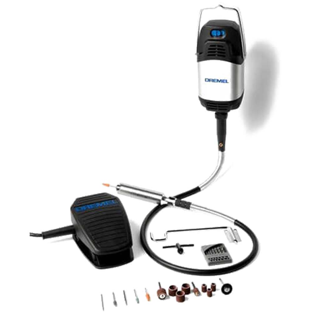 Dremel 9100 Fortiflex Heavy Duty Flexshaft and Hanging Motor 21 Accessories 240v