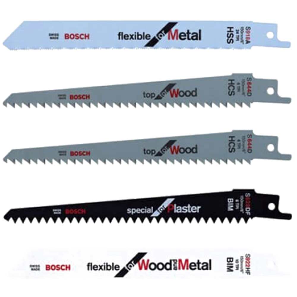 Bosch Mixed Recipro Saw Blades Pack of 5 for KEO and Other Garden Recipro Saws