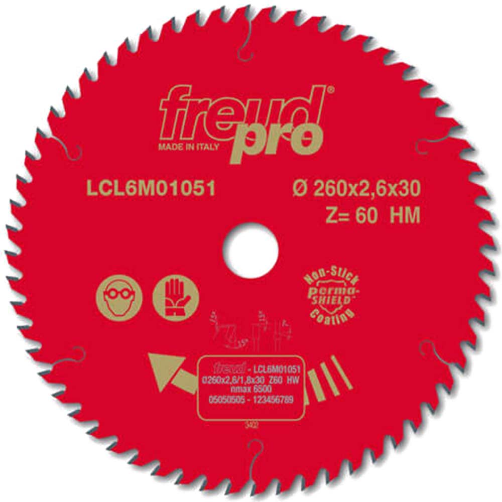 Freud LCL6M Trim Circular Saw Blade 165mm 40 Teeth 20mm Bore