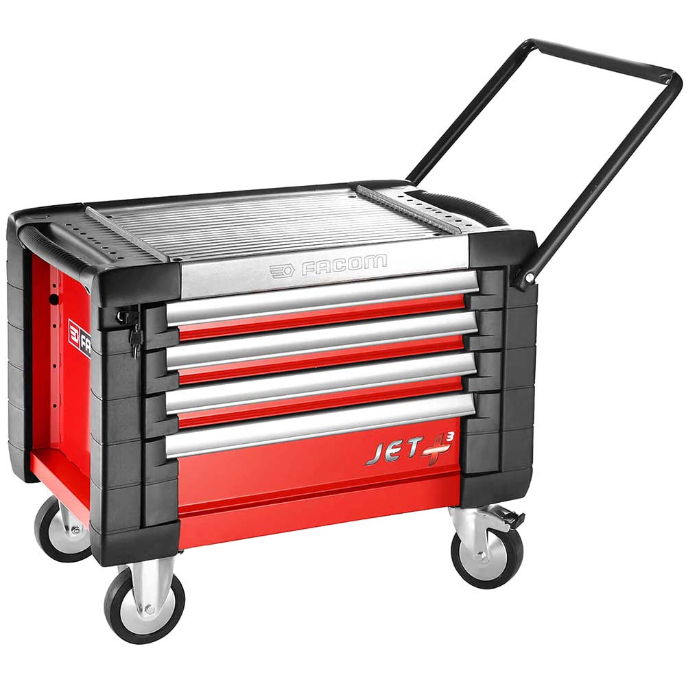 Facom JET 4 Drawer Rolling Red Tool Chest