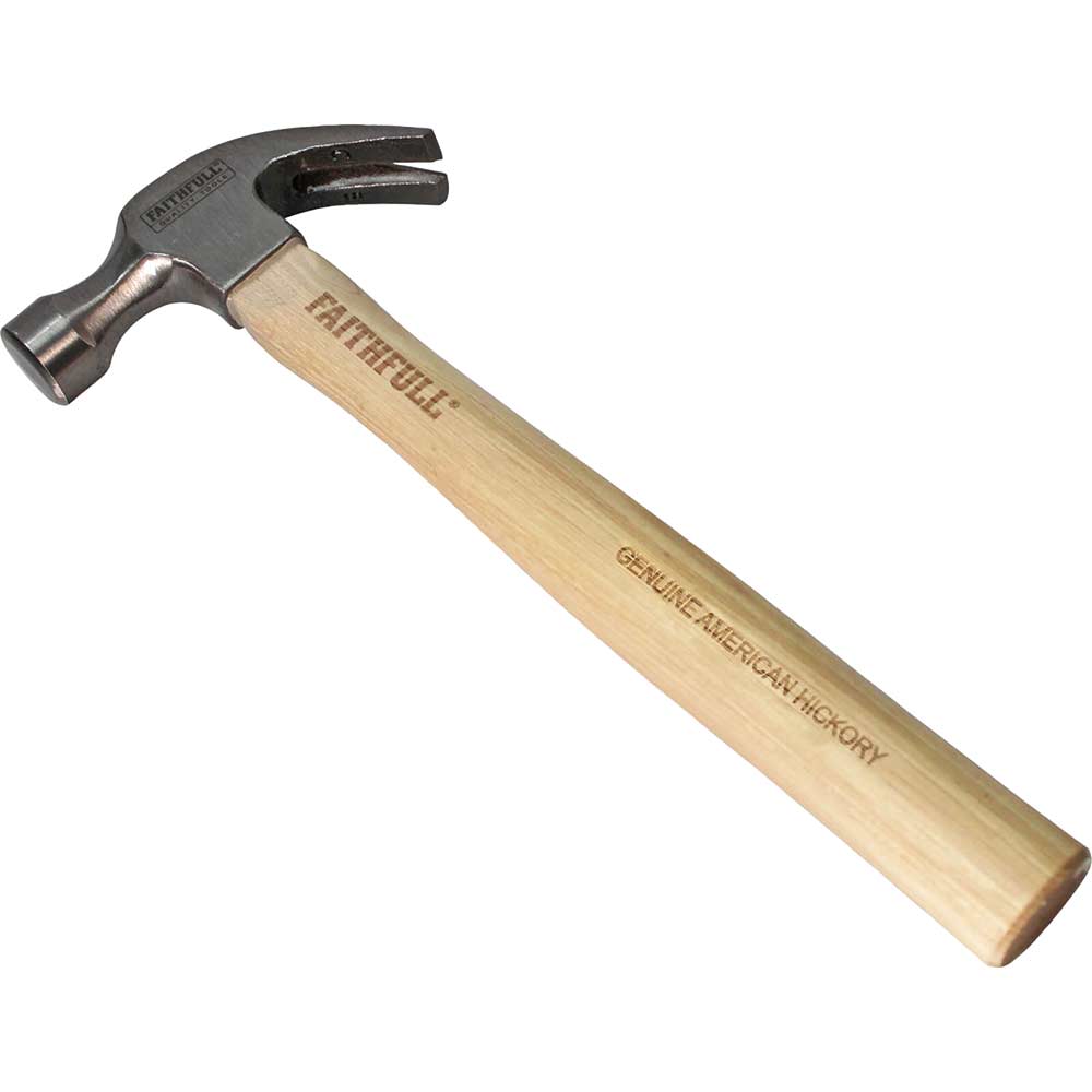 Faithfull Hickory Claw Hammer 20Oz Faithfull Hickory Claw Hammer 20Oz