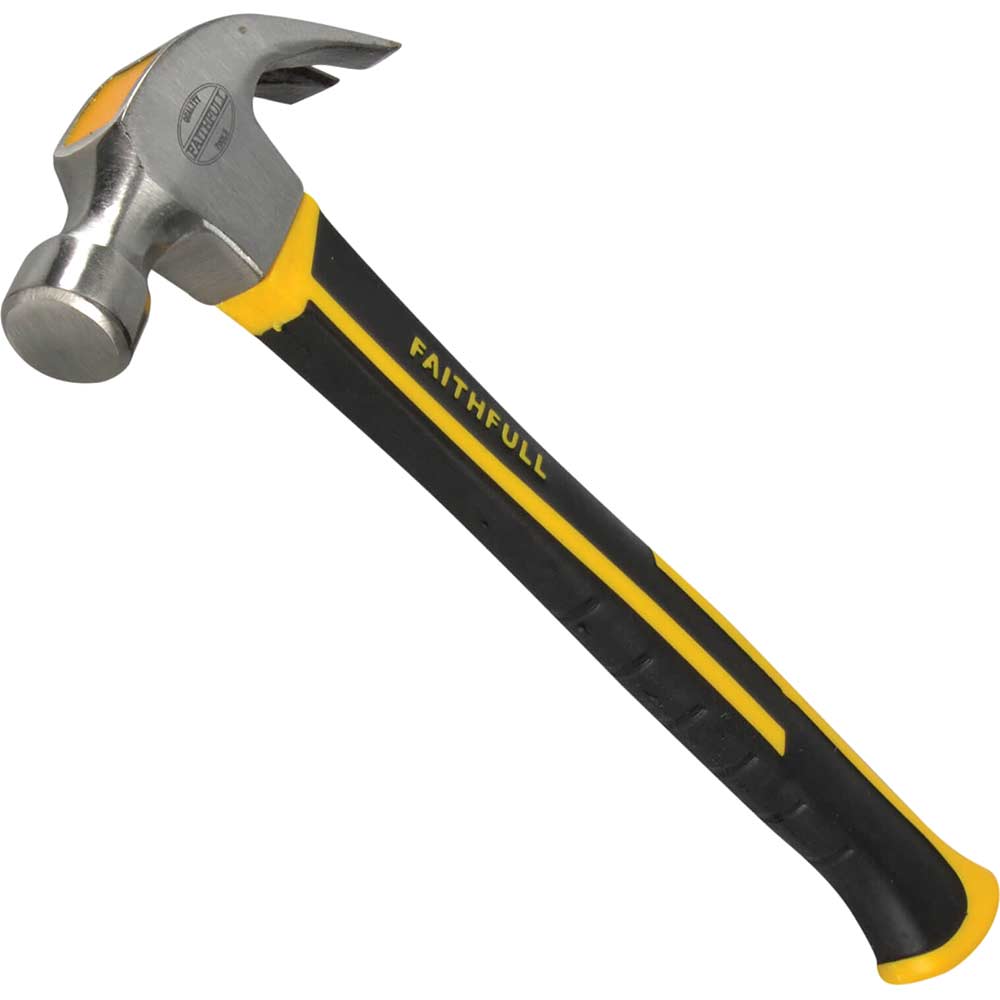Faithfull Fibreglass Claw Hammer 227g 8oz
