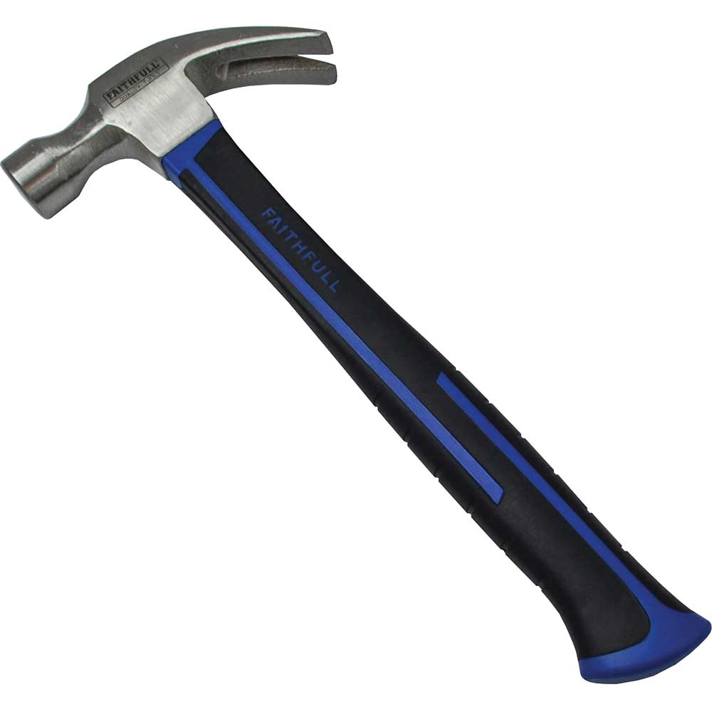 Faithfull Fibreglass Handled Claw Hammer 16Oz Faithfull Fibreglass Handled Claw Hammer 16Oz