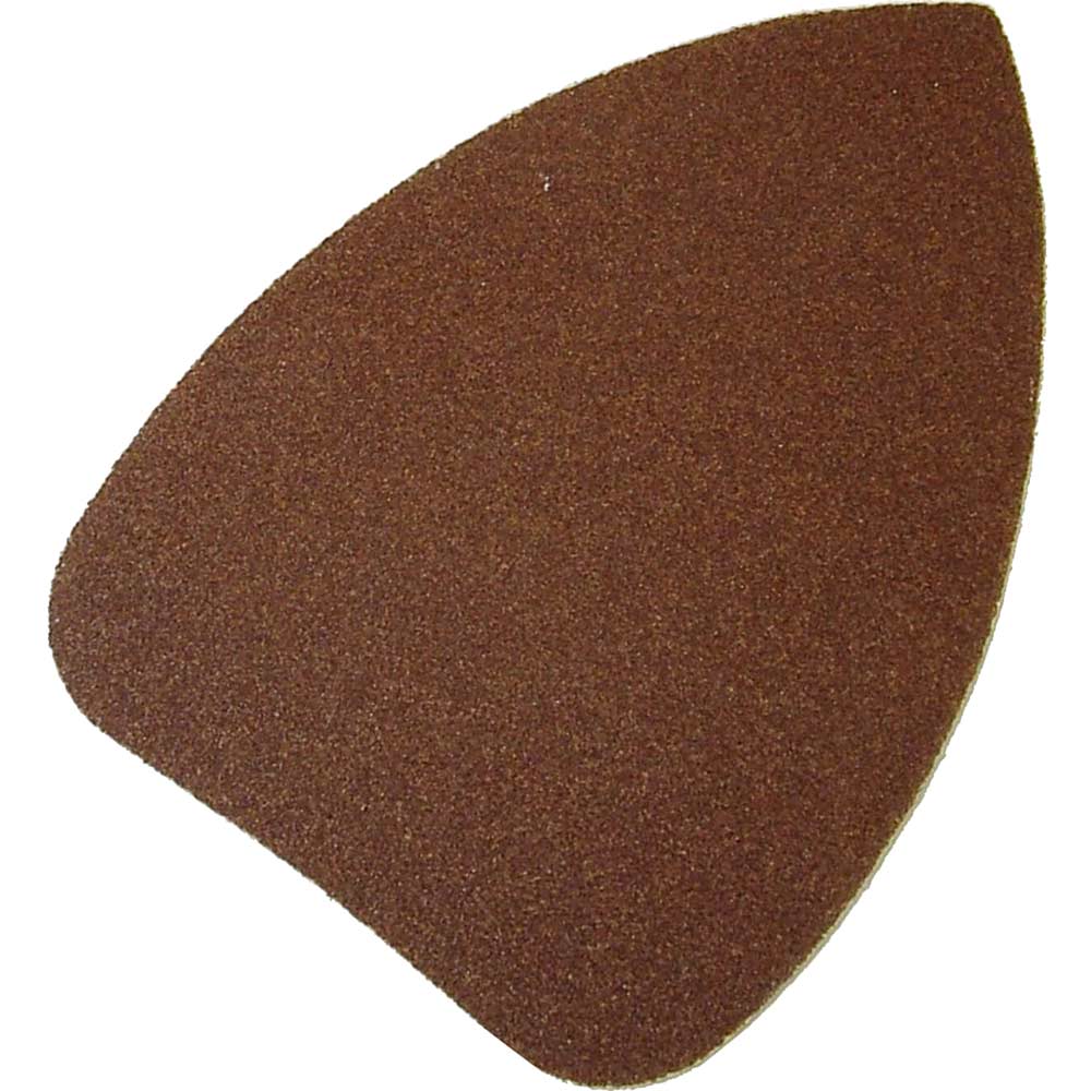 Faithfull Black and Decker Mouse Compatible Sander Sheets Hook and Loop Red Plain Grit Assorted Pack of 5