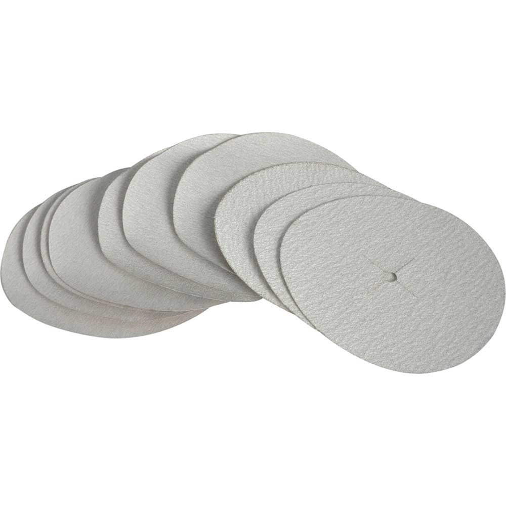 Faithfull Paper Sanding Disc 6mmx125mm x 10 Assorted