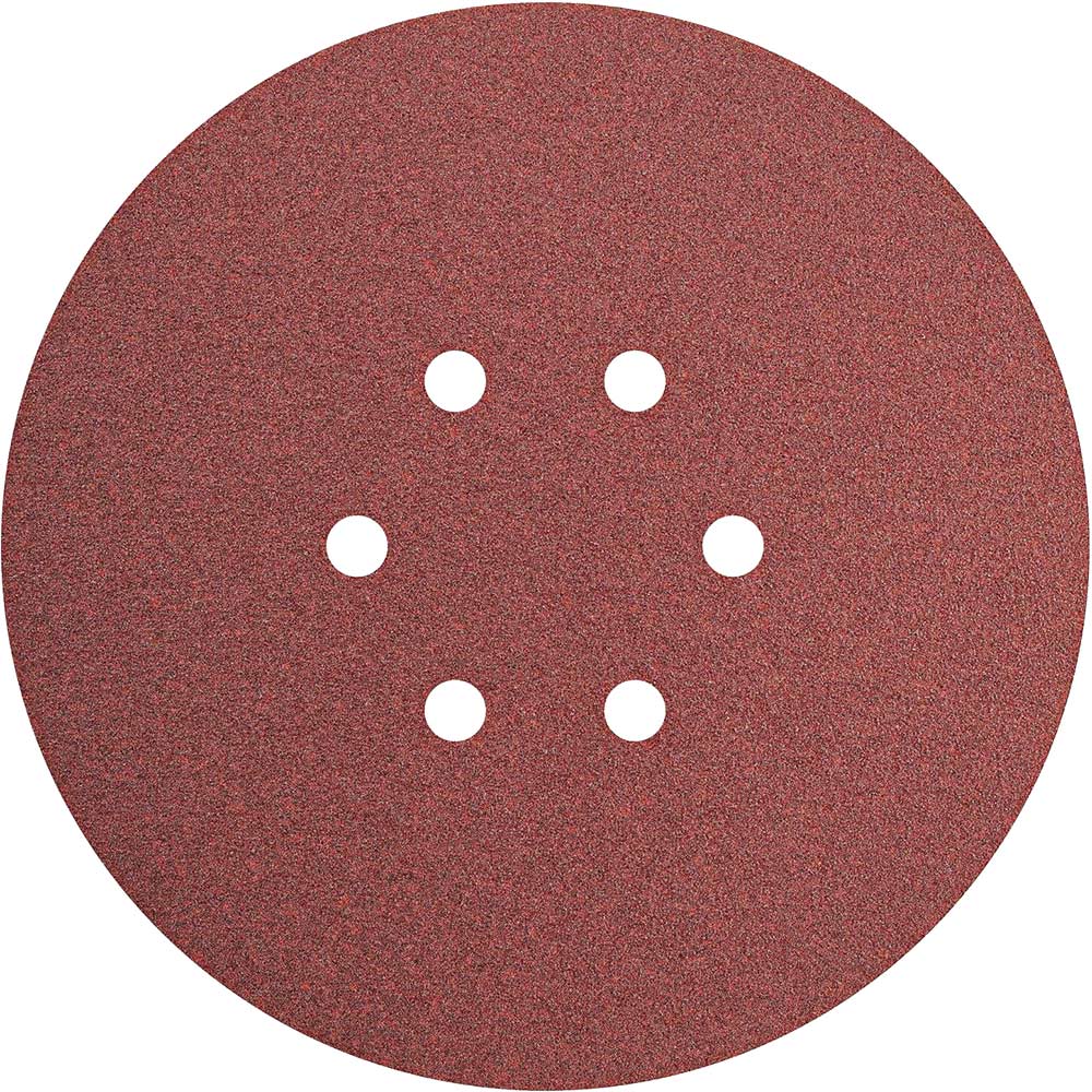 Faithfull Hook and Loop Sanding Disc 150mm P240 Pack of 5