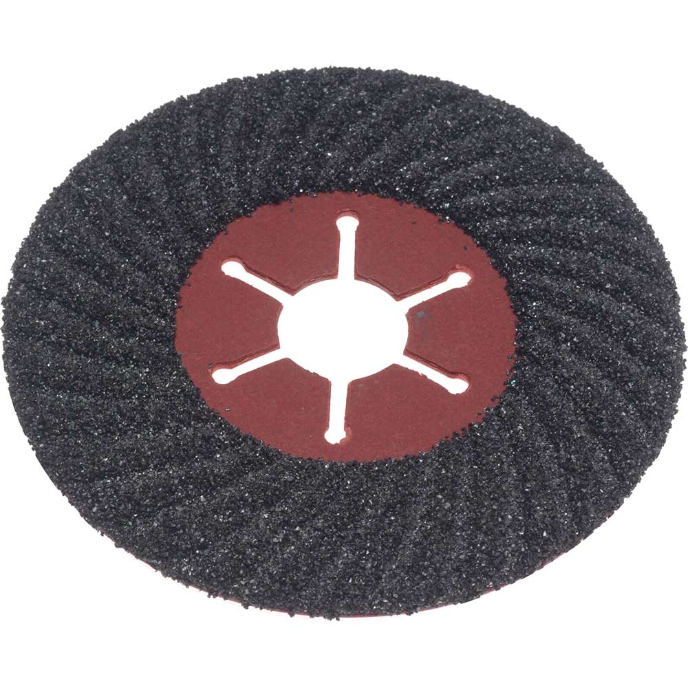 Faithfull Semi Flexible Silicon Carbide Black Abrasive Discs 115mm C16