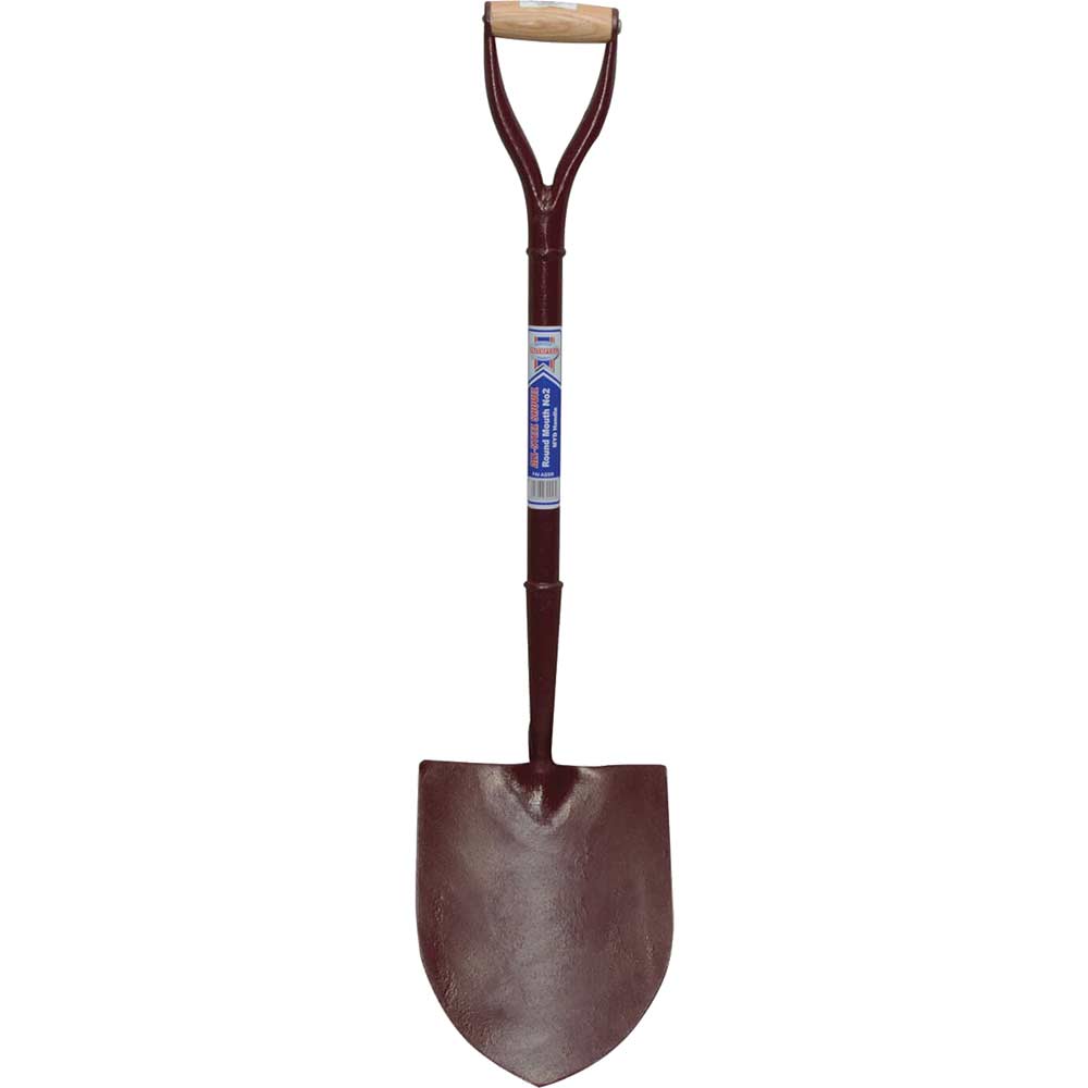 Faithfull Steel Round Mouth Shovel Size 2
