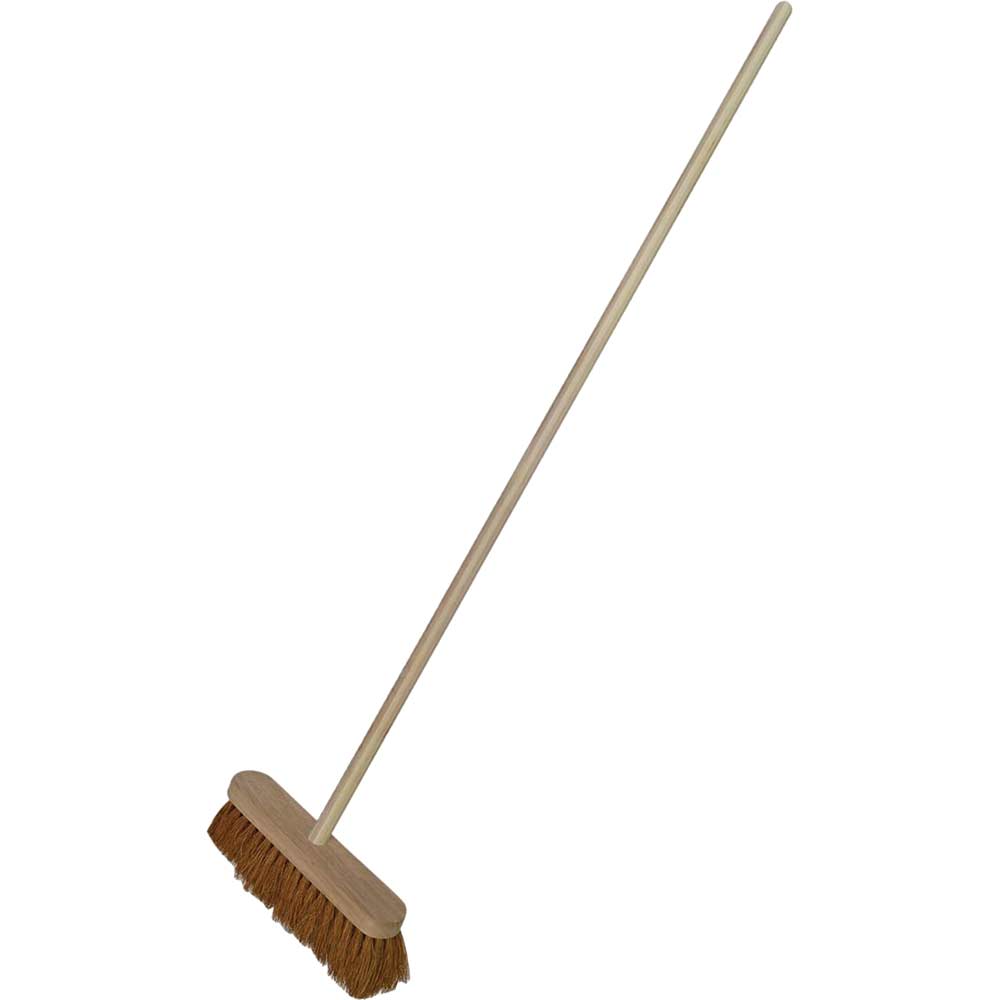 Faithfull Coco Varnished Broom 12 with Handle Faithfull Coco Varnished Broom 12 with Handle