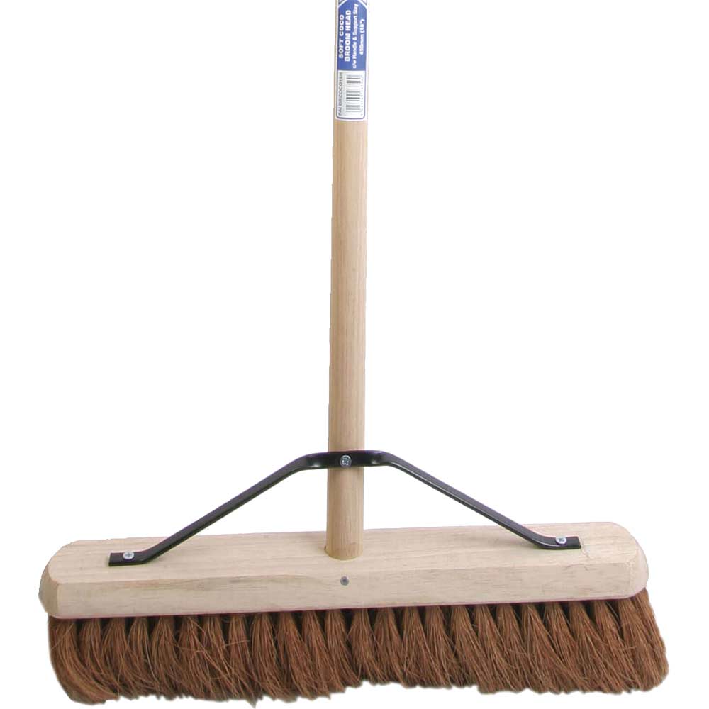 Faithfull Soft Coco Broom 18 Handle and Stay Faithfull Soft Coco Broom 18 Handle and Stay