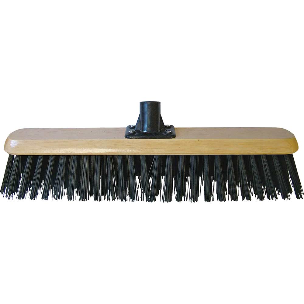 Faithfull Black PVC Platform Broom Head 450mm 18 with Threaded Socket Faithfull Black PVC Platform Broom Head 450mm 18 with Threaded Socket