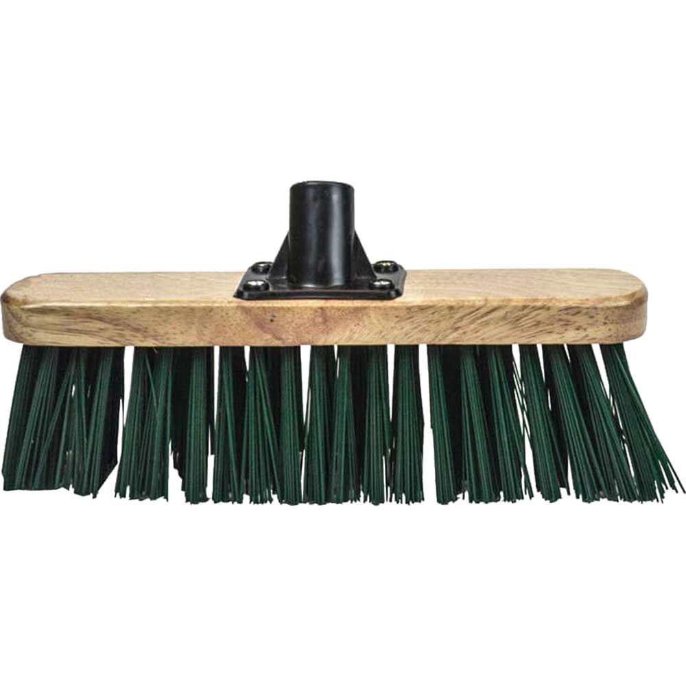 Faithfull Stiff Green Broom Head 300mm 12 with Threaded Socket Faithfull Stiff Green Broom Head 300mm 12 with Threaded Socket
