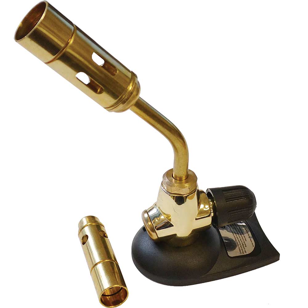 Faithfull Brass Workmate Blow Torch Kit for EN417 Direct Pressure Butane Propane Mix Canisters