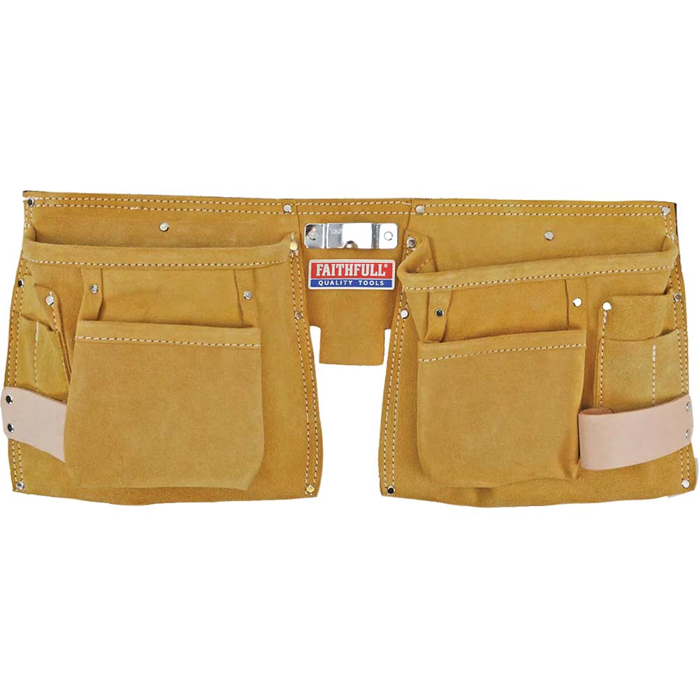 Faithfull Double Tool and Nail Pouch