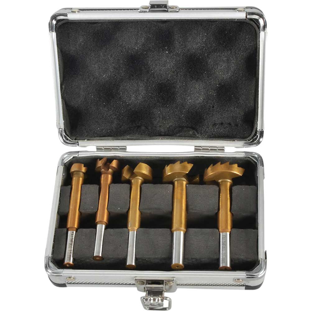 Faithfull 5 Piece Forstner Drill Bit Set 15 35mm