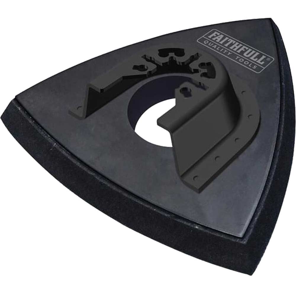 Faithfull Delta Velcro Sanding Pad 93mm for Power Multi Tools