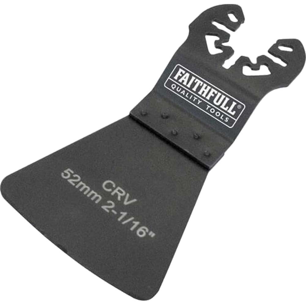 Faithfull Flexible Scraper Blade 52mm for Power Multi Tools