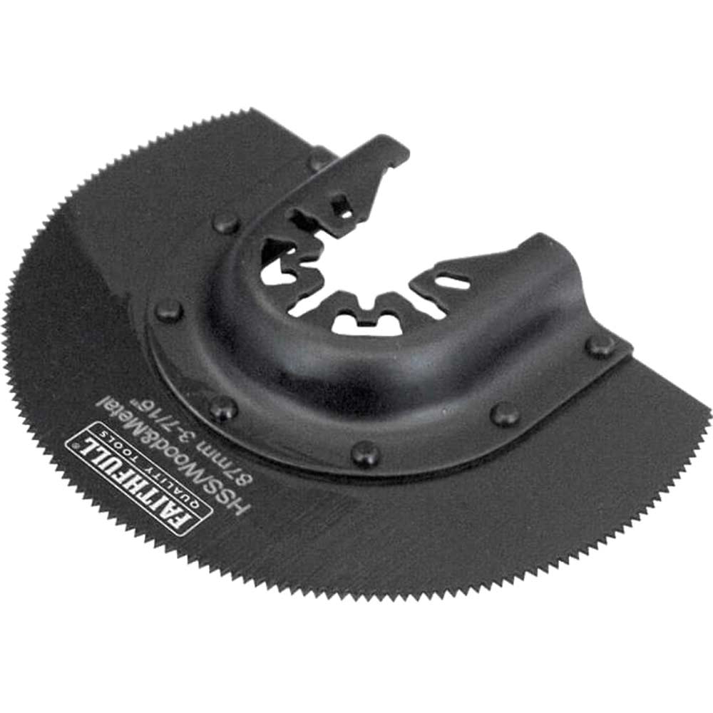 Faithfull Wood Radial Saw Blade 87mm for Power Multi Tools