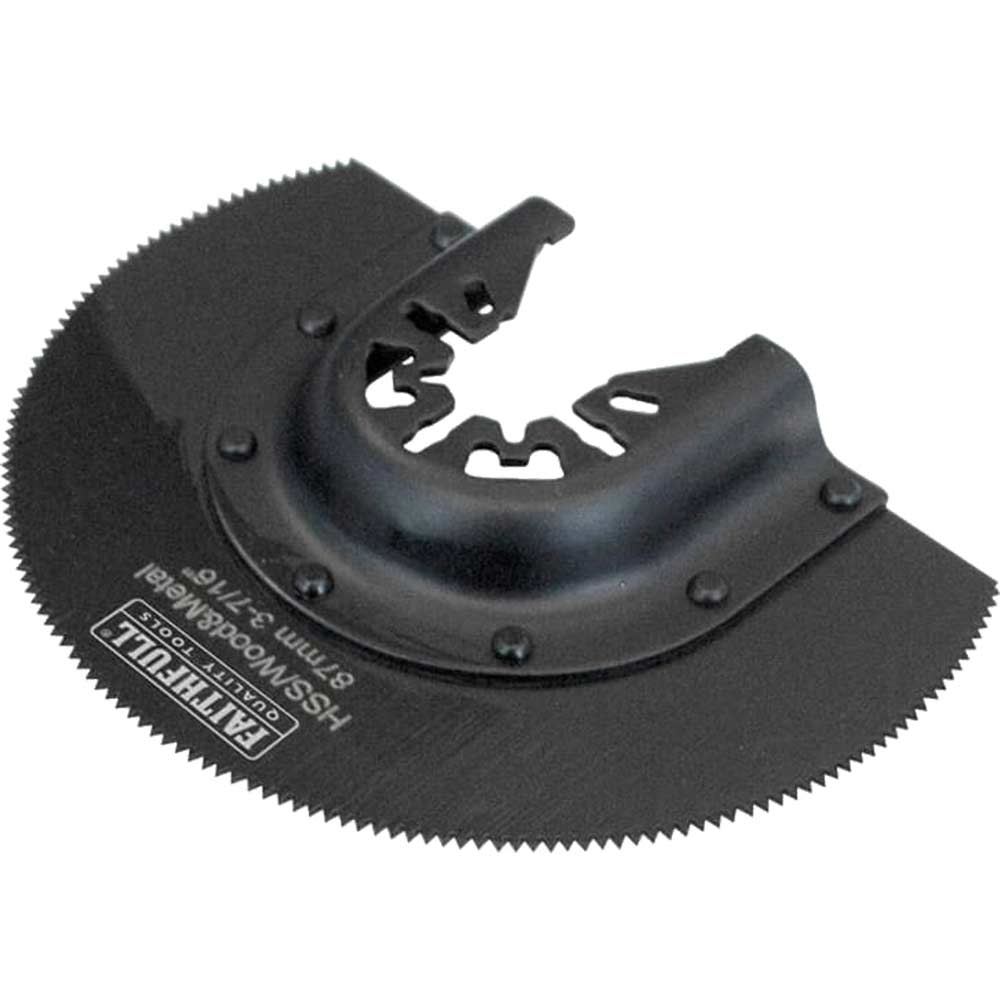 Faithfull Wood Metal Radial Saw Blade 80mm for Power Multi Tools
