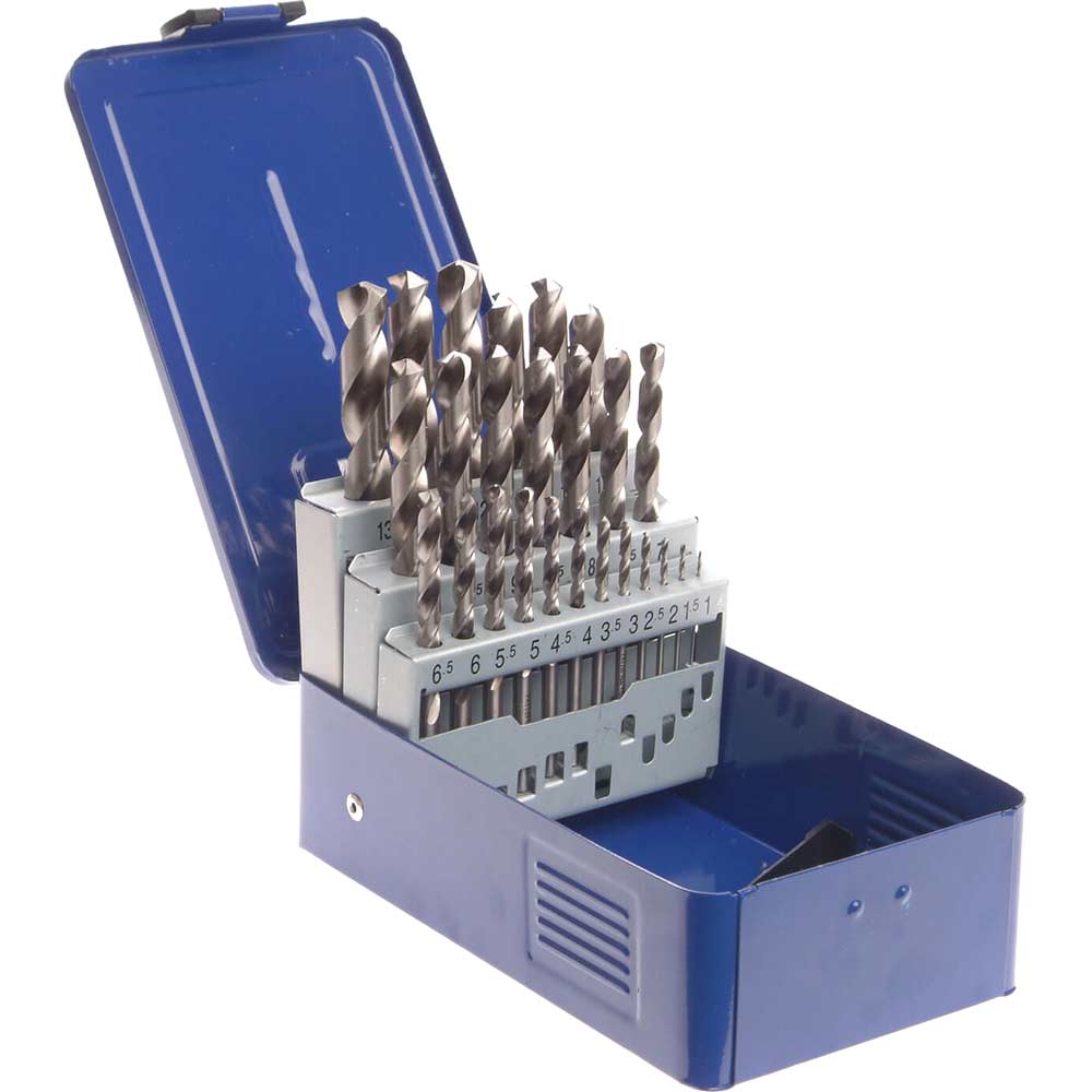 Faithfull 25 Piece HSS Drill Bit Set 1 13mm
