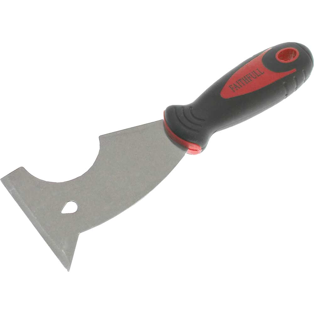 Faithfull Soft Grip 4 in 1 Decorators Tool Faithfull Soft Grip 4 in 1 Decorators Tool