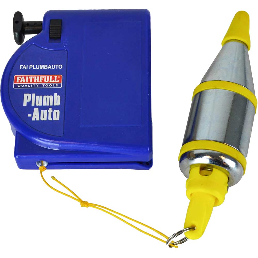 Faithfull Plumb Auto Automatic Plumbline 14oz Faithfull Plumb Auto Automatic Plumbline 14oz