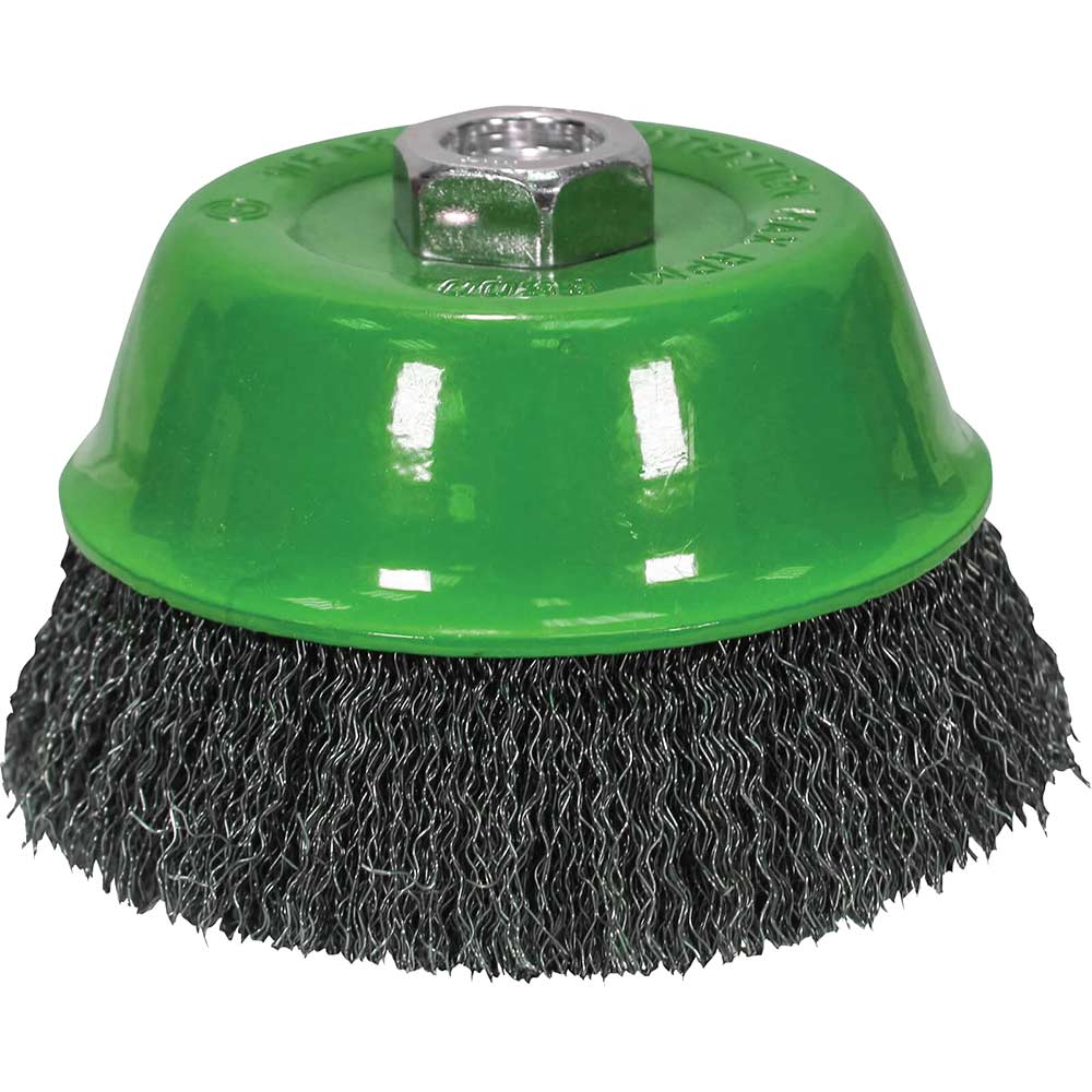 Faithfull Wire Cup Brush 100X M14X2 Stainless Steel 030mm Wire
