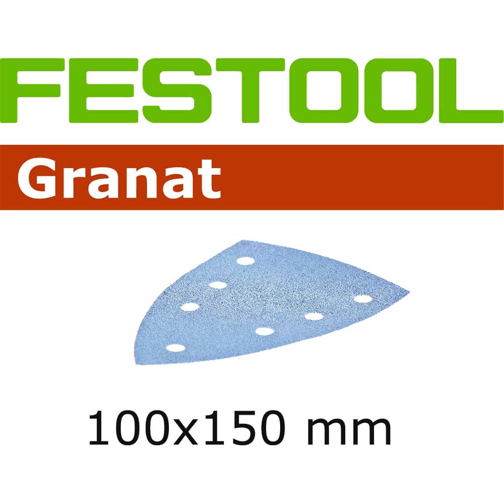 Festool STF DELTA7 P80 GR10 Sandpaper Pack of 10