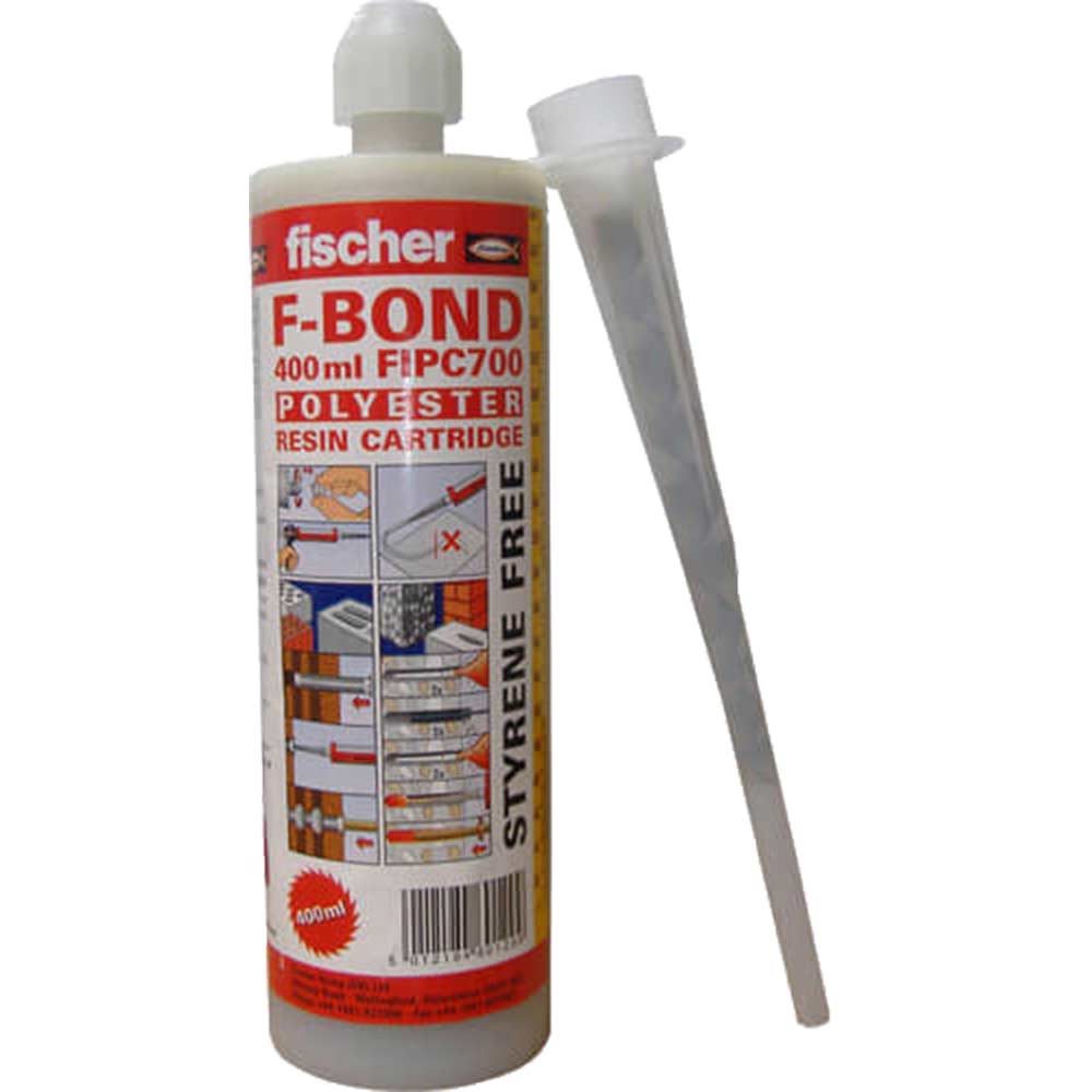 Fischer F Bond FIP C700 Polyester Anchor Masonry Resin 400ml Cartridge