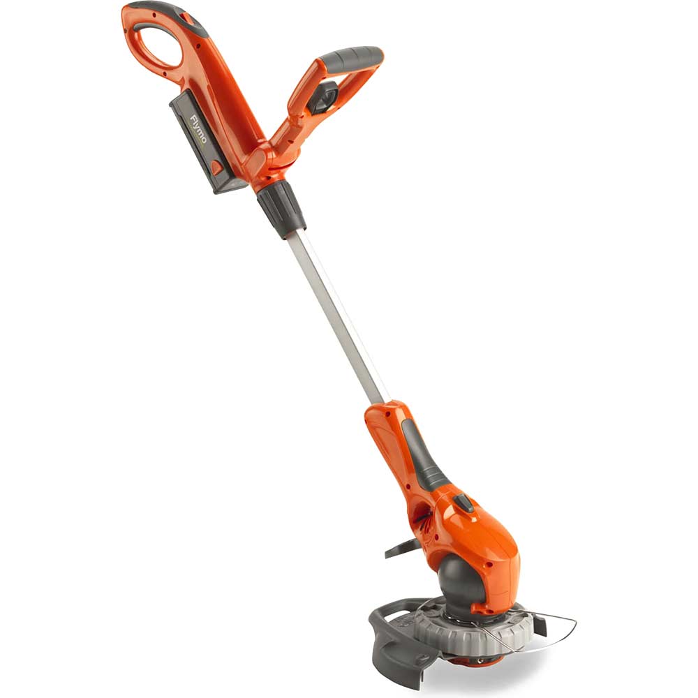 Flymo CONTOUR 500XT 24v Cordless Telescopic Grass Trimmer 250mm Cut 1 NiMH Battery 16Ah