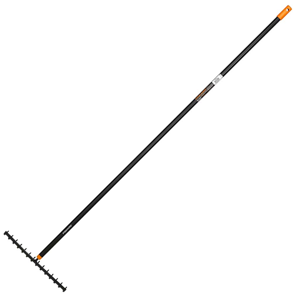 Fiskars Solid Garden Soil Rake 1540mm Long