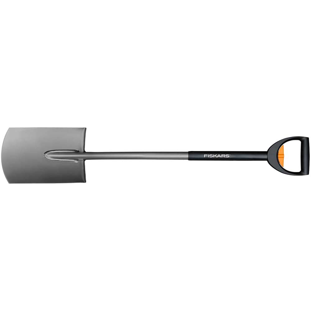 Fiskars Telescopic Rounded Garden Spade 105 125 Metre Long