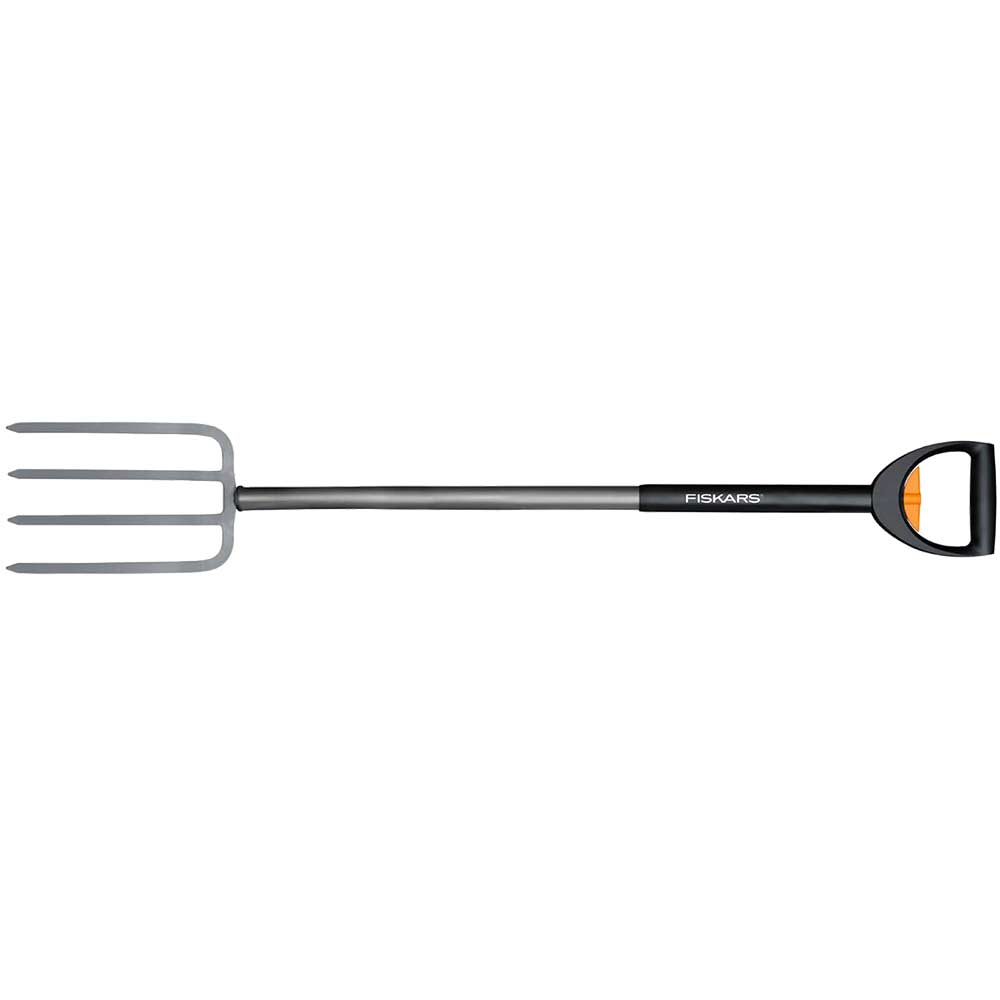 Fiskars Telescopic Garden Digging Fork 105 125 Metre Long