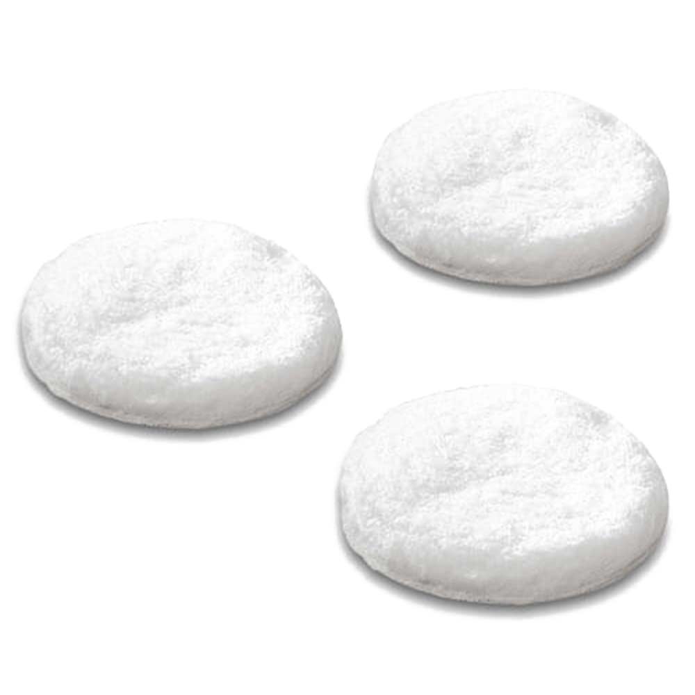 karcher pack of 3 special polishing pads for fp303 and fp306 floor polishers for waxed parquet or other waxed floors