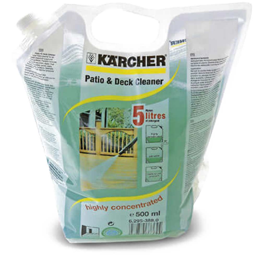 Karcher Concentrate Patio and Deck Detergent Cleaner Pouch Makes 5 Litres for Pressure Washers