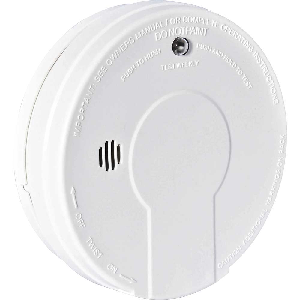 Kidde Battery Smoke Alarm for Living Areas with Hush and Test Button