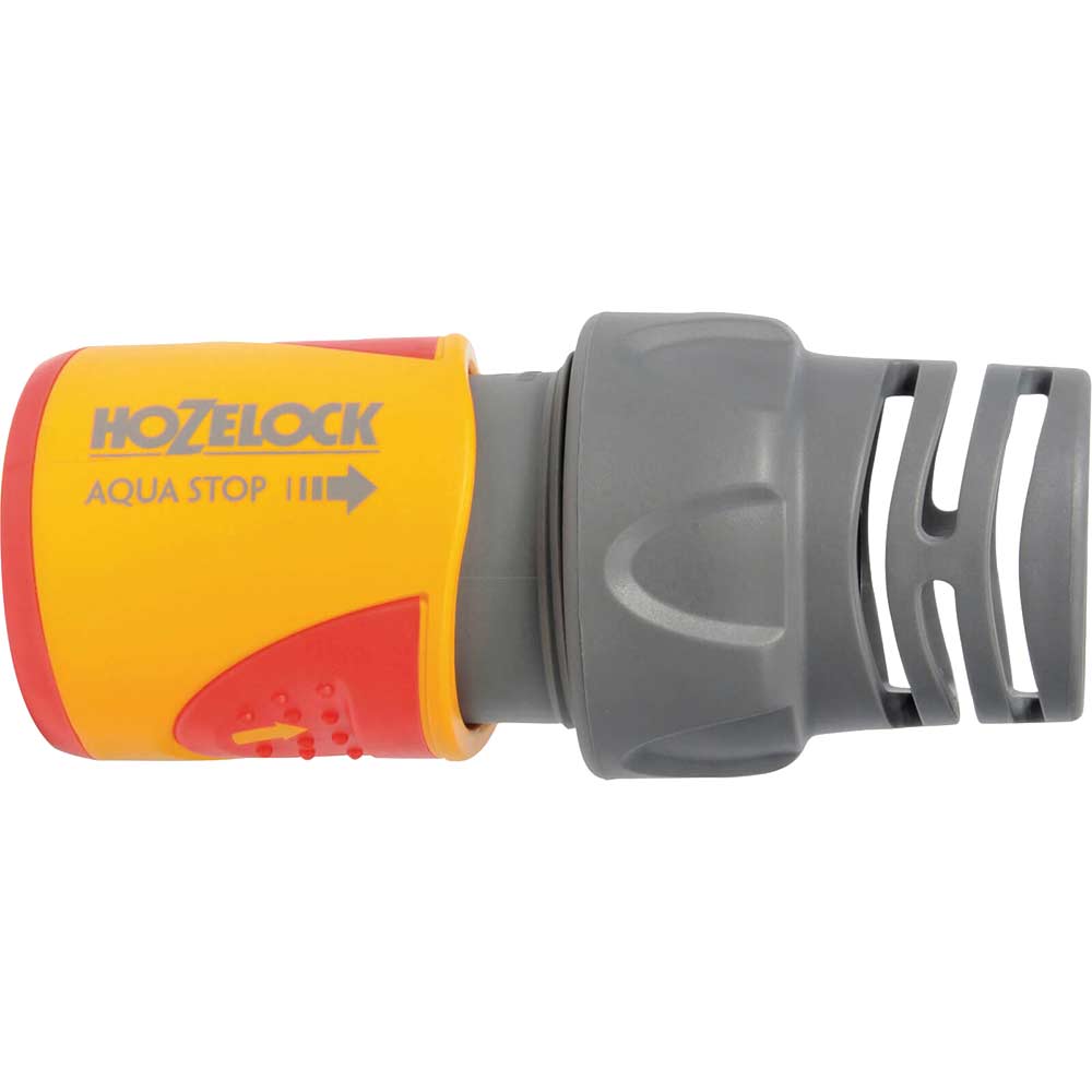 Hozelock Plastic Aquastop Hose End Connector for 19mm 34 Hose Pipes