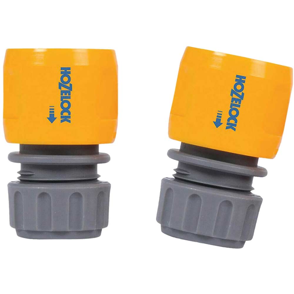 Hozelock Hose End Connector Pack of 2