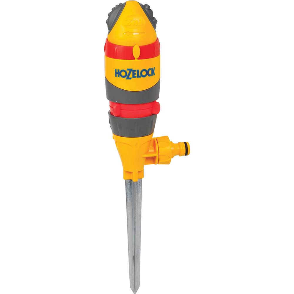 Hozelock Oscillating Garden Water Sprinkler Pro with 2 Spray Patterns and Spike Max Coverage 314m2