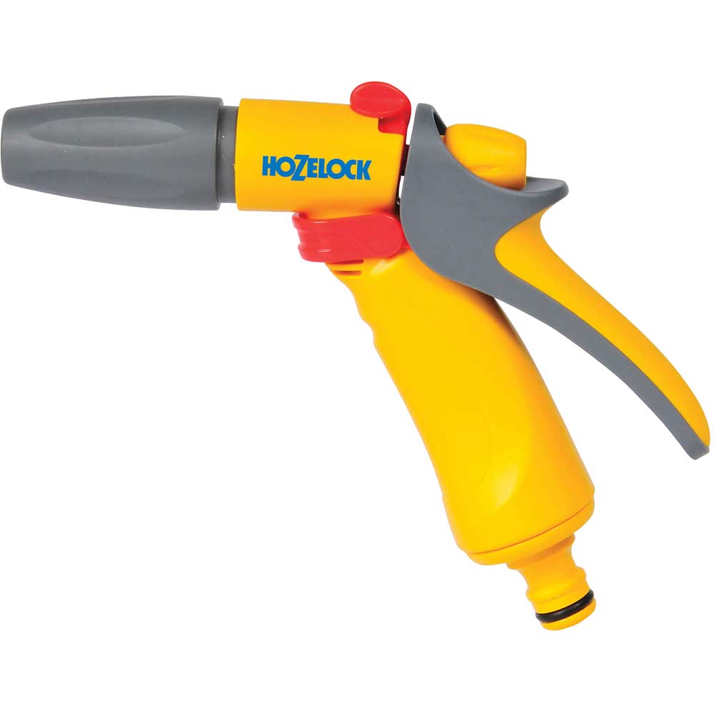 Hozelock Jet Water Spray Gun with 3 Spray Patterns for Hose Pipes